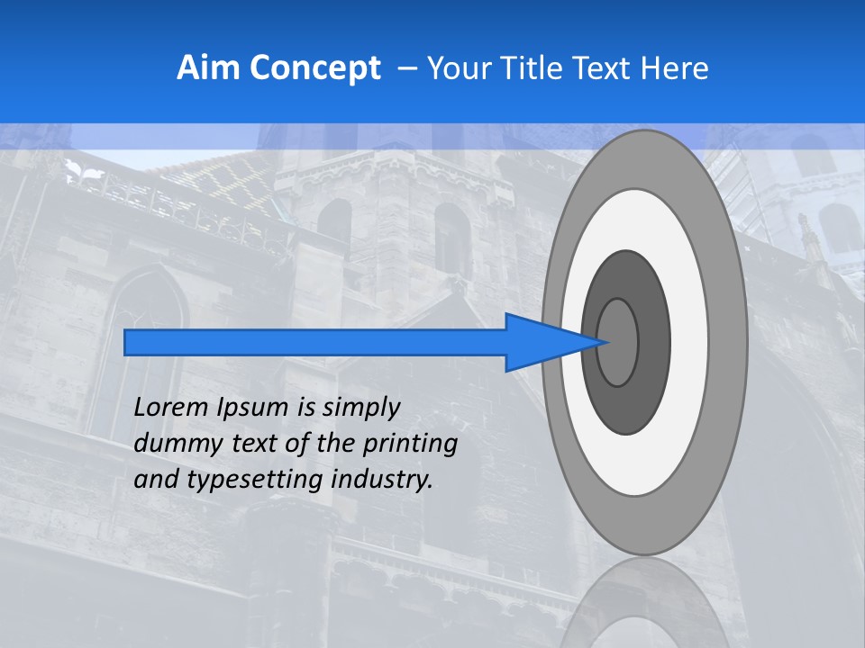 Bifora Austria Gotica PowerPoint Template