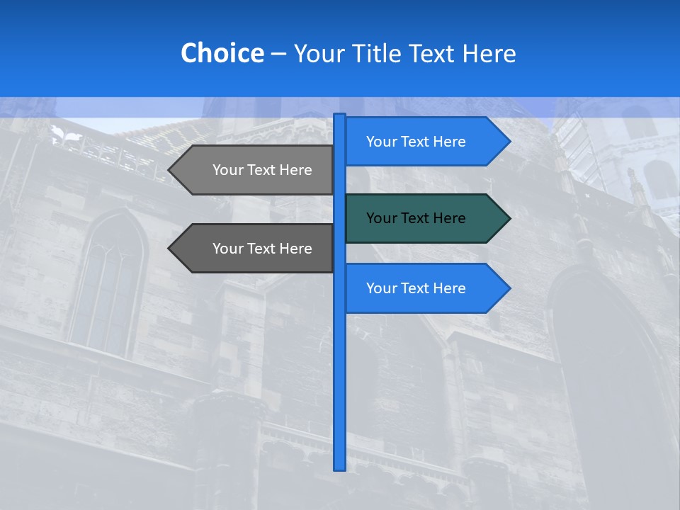 Bifora Austria Gotica PowerPoint Template