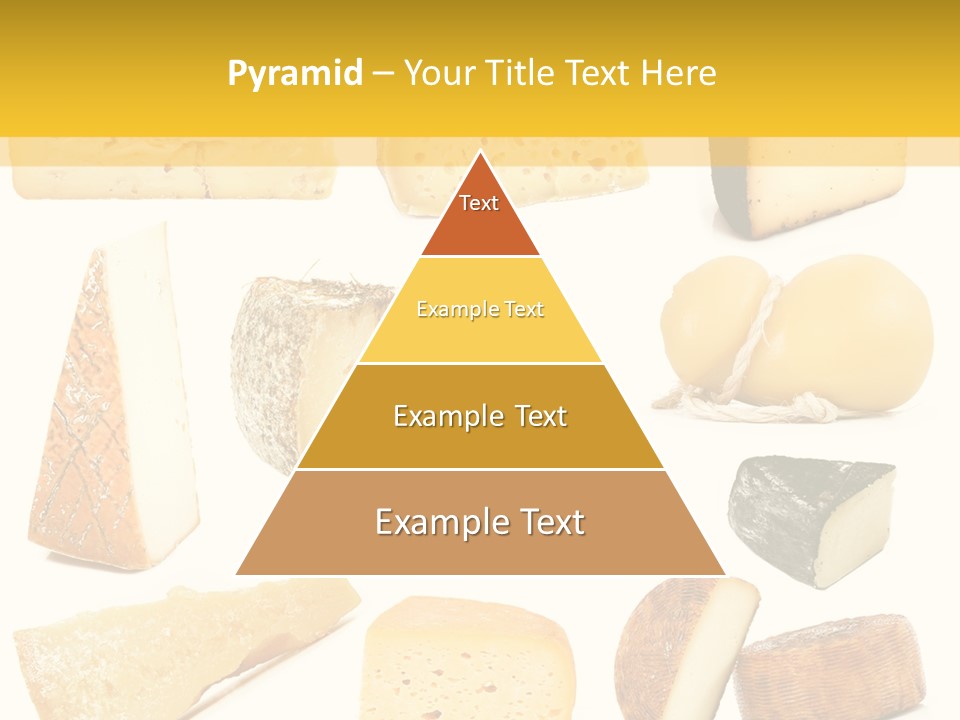 Dairy Product Slice White PowerPoint Template