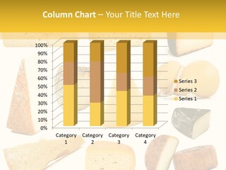 Dairy Product Slice White PowerPoint Template