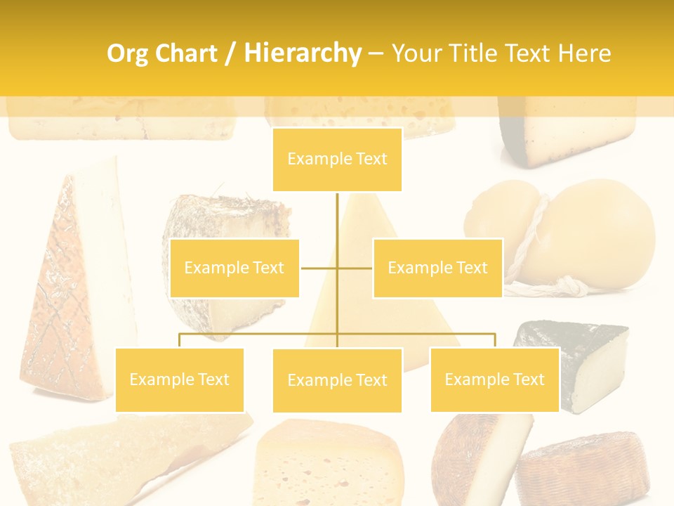 Dairy Product Slice White PowerPoint Template
