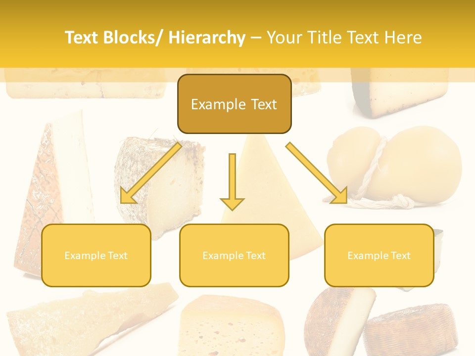 Dairy Product Slice White PowerPoint Template