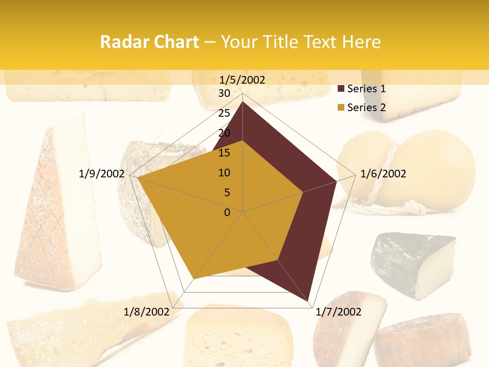 Dairy Product Slice White PowerPoint Template