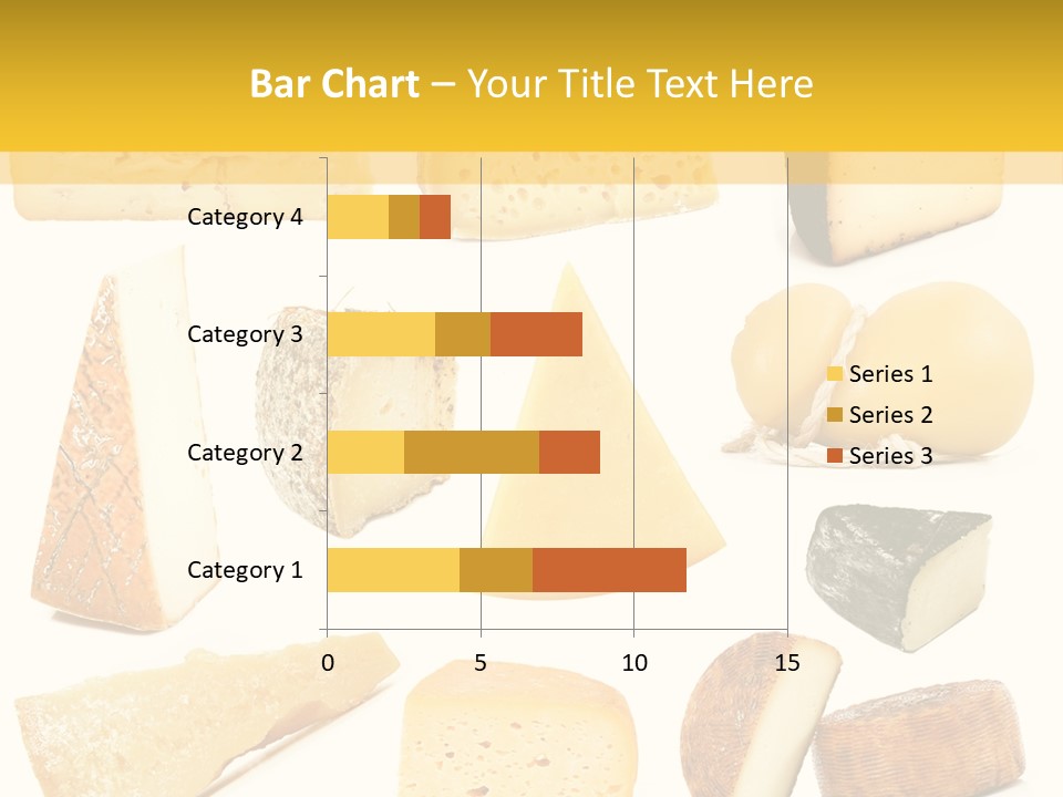 Dairy Product Slice White PowerPoint Template