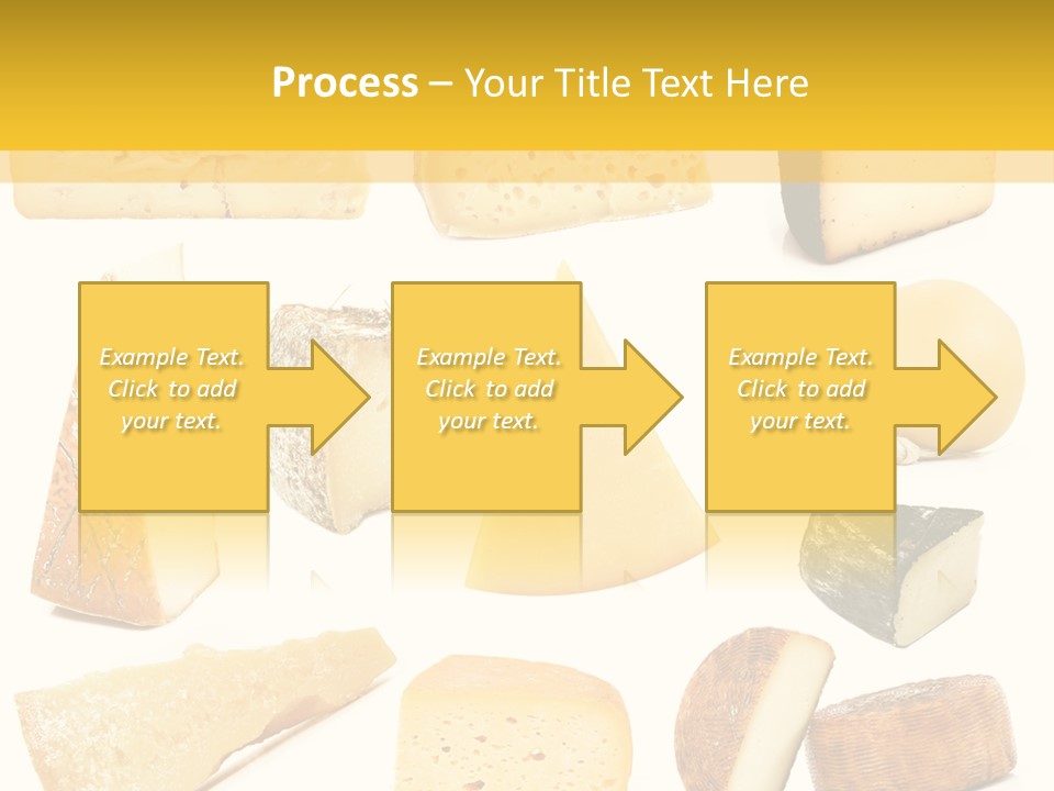 Dairy Product Slice White PowerPoint Template