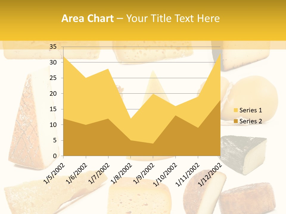 Dairy Product Slice White PowerPoint Template