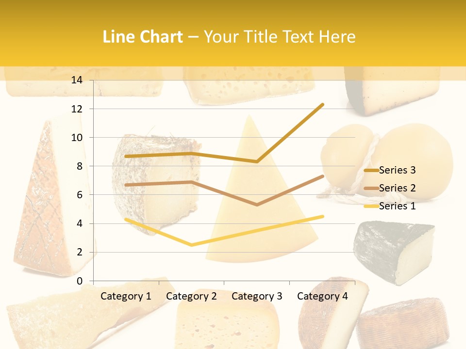 Dairy Product Slice White PowerPoint Template