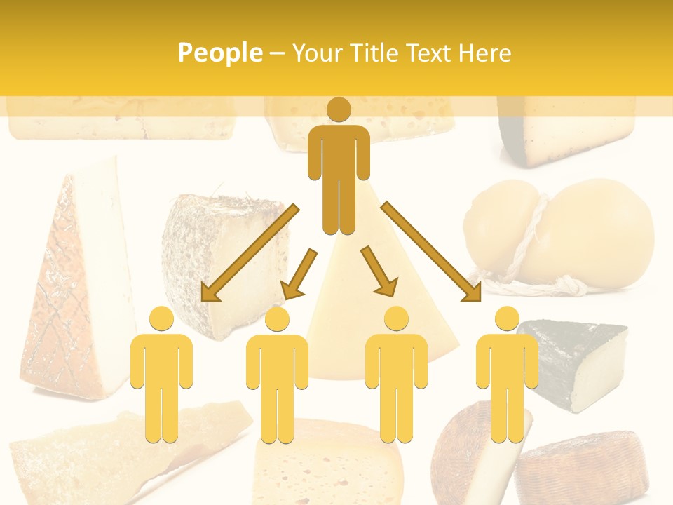 Dairy Product Slice White PowerPoint Template