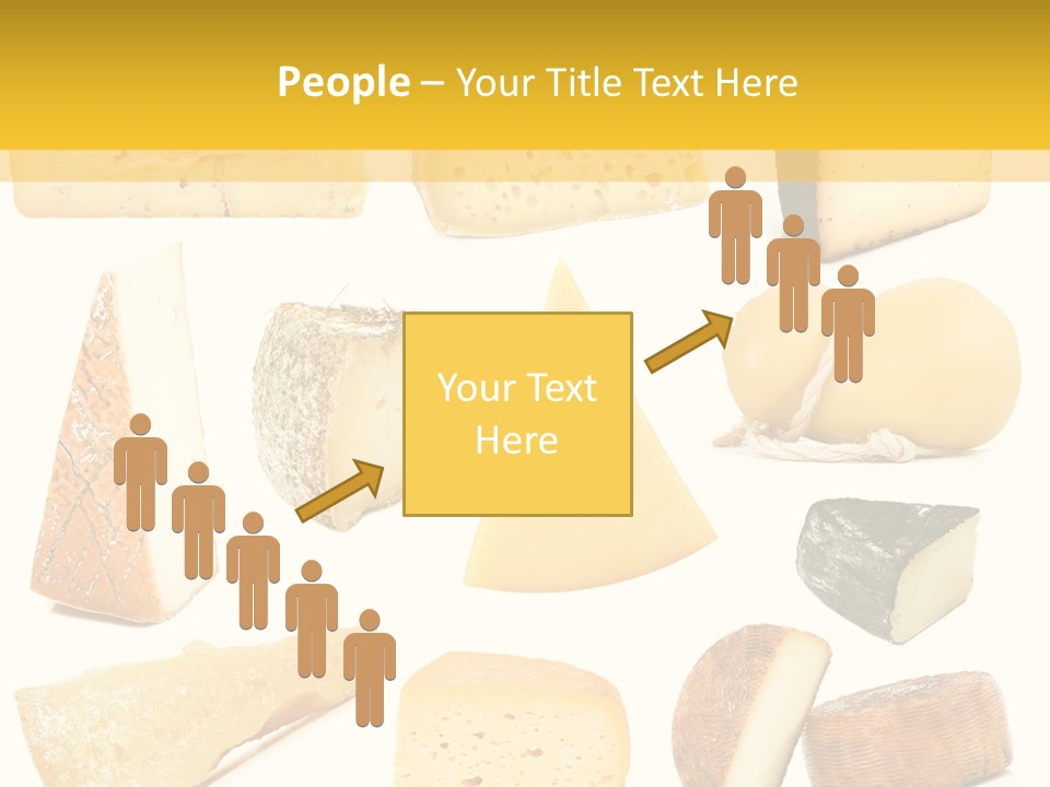 Dairy Product Slice White PowerPoint Template