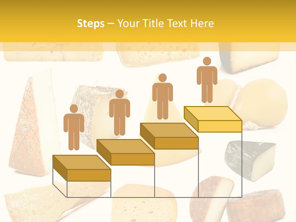 Dairy Product Slice White PowerPoint Template