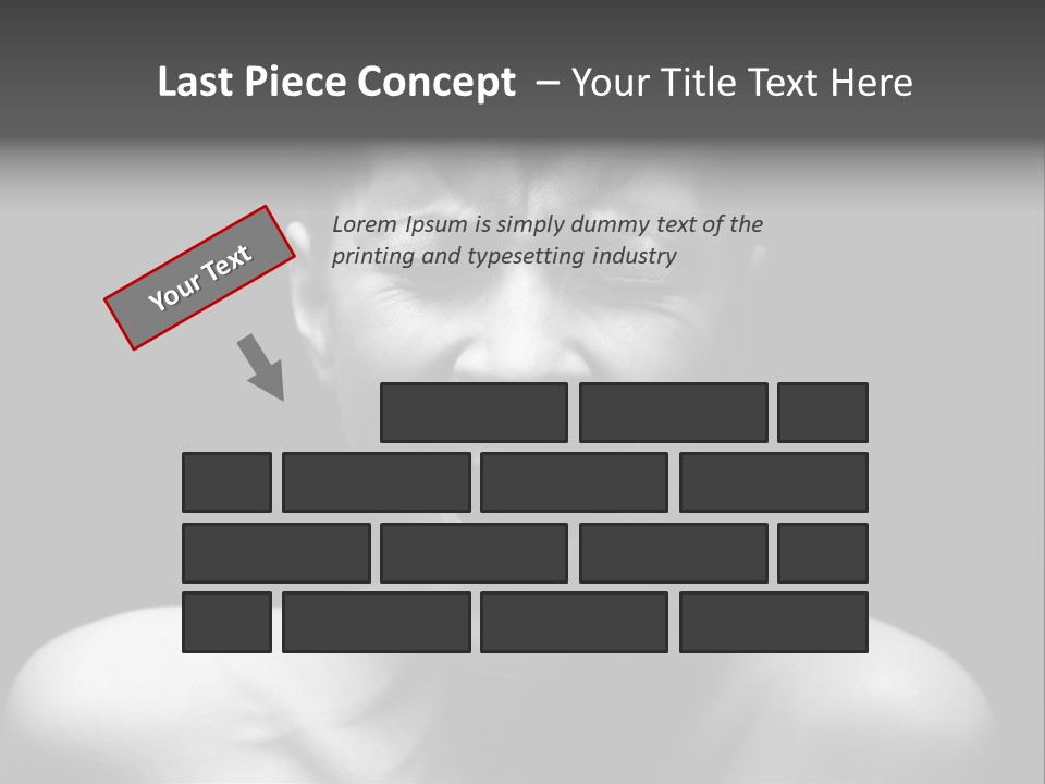 Violence Abused Individuality PowerPoint Template