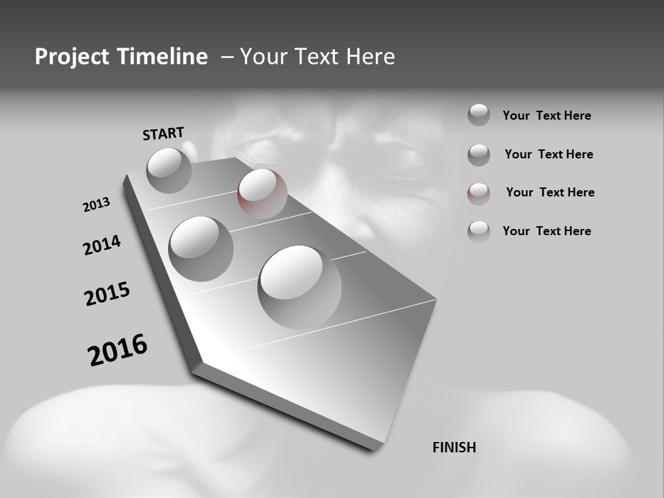 Violence Abused Individuality PowerPoint Template
