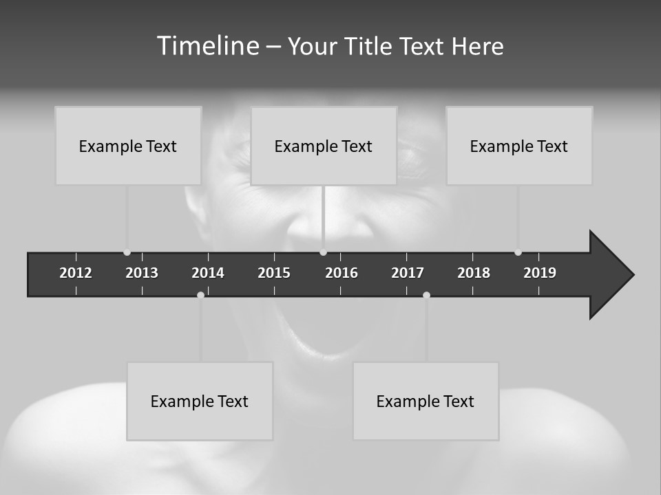Violence Abused Individuality PowerPoint Template