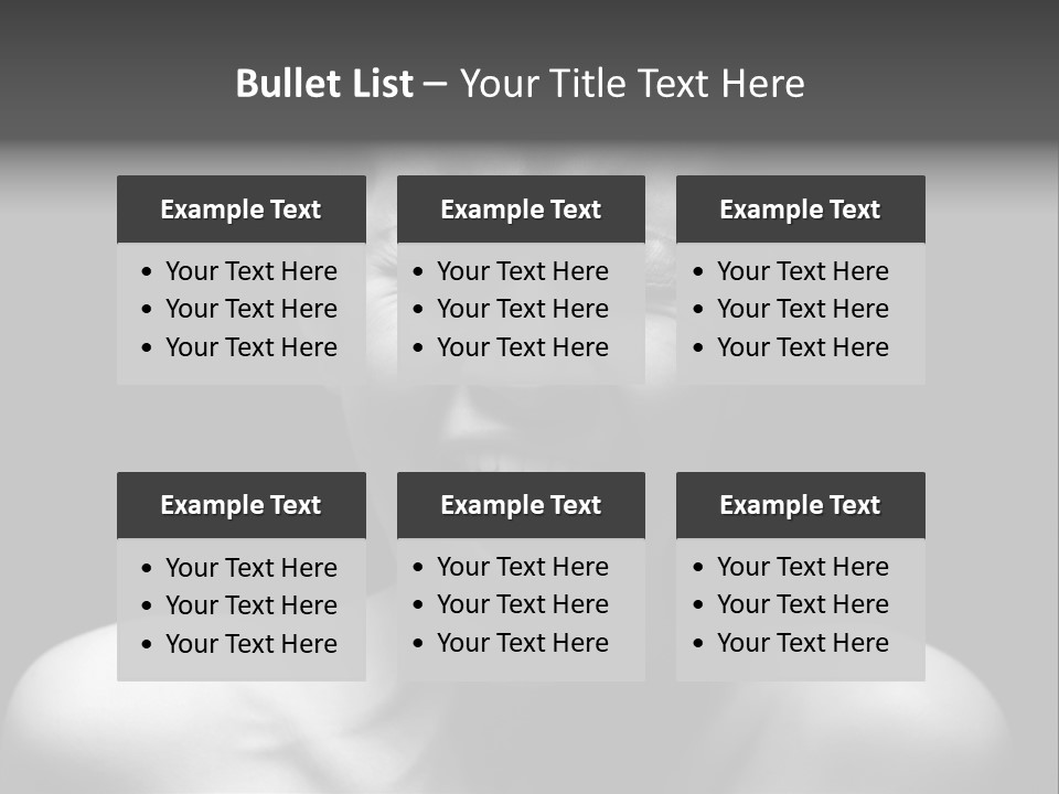 Violence Abused Individuality PowerPoint Template