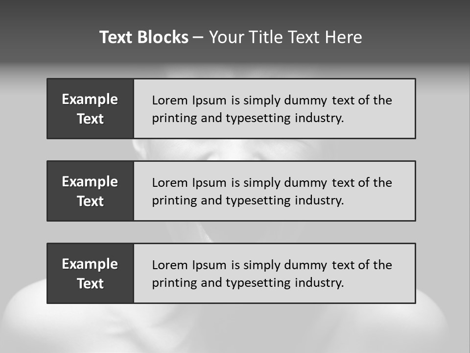 Violence Abused Individuality PowerPoint Template