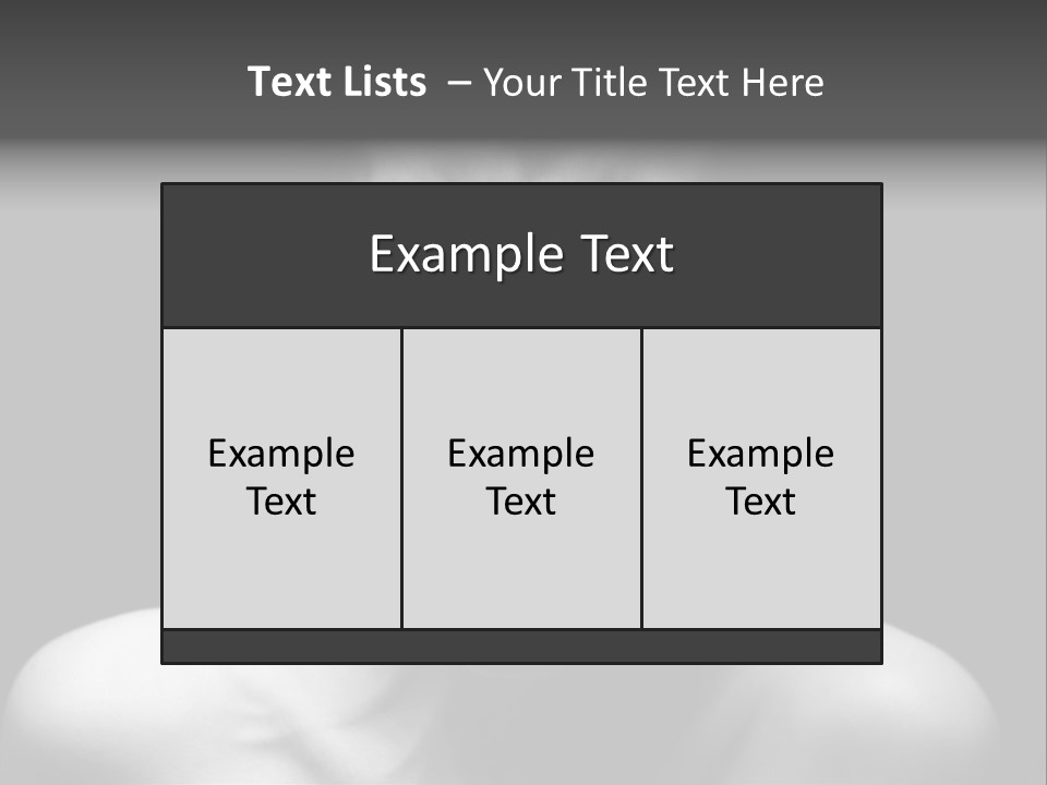 Violence Abused Individuality PowerPoint Template