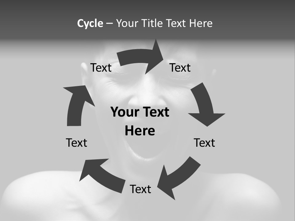 Violence Abused Individuality PowerPoint Template