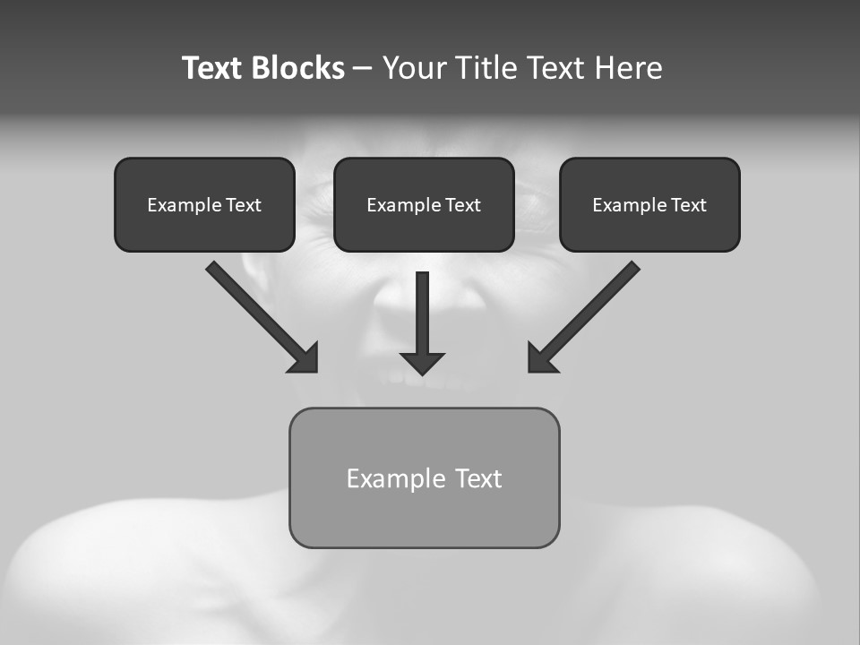 Violence Abused Individuality PowerPoint Template