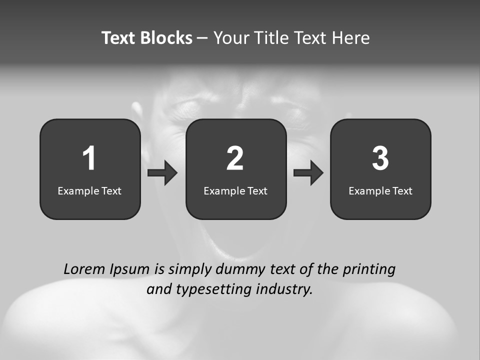 Violence Abused Individuality PowerPoint Template