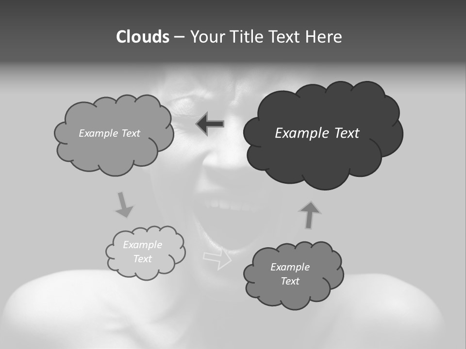 Violence Abused Individuality PowerPoint Template