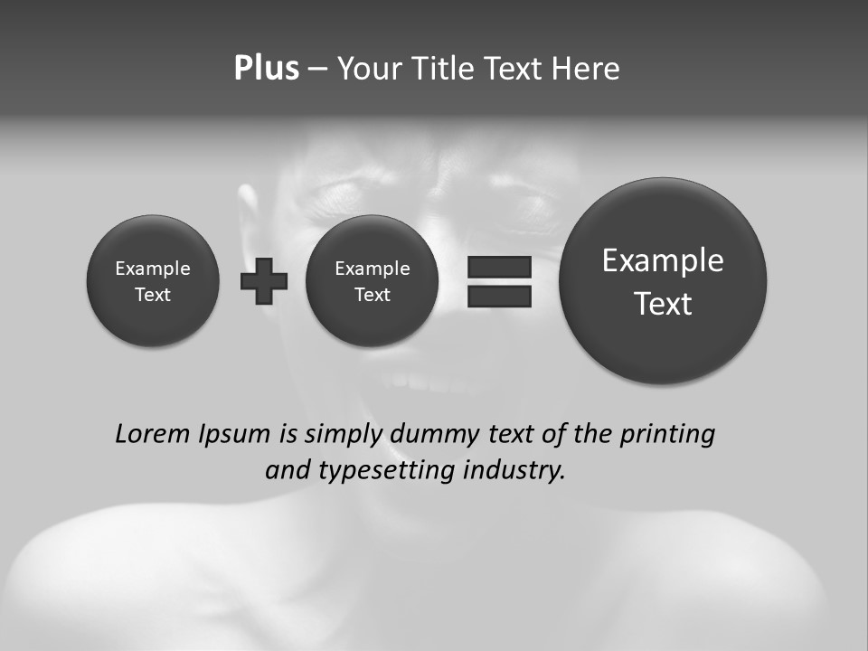 Violence Abused Individuality PowerPoint Template