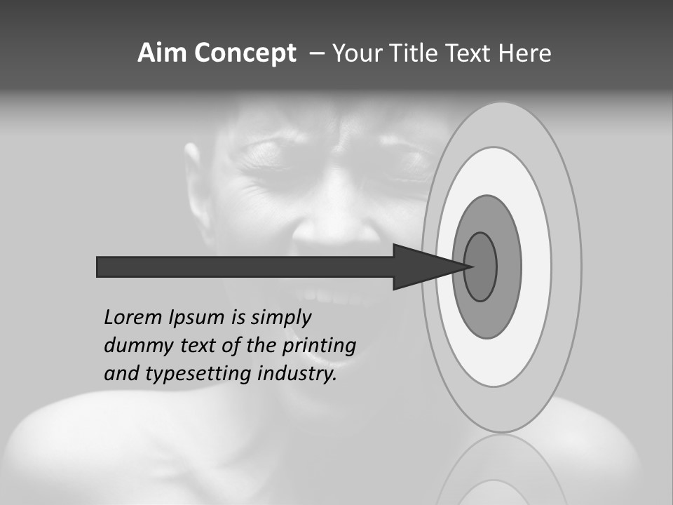 Violence Abused Individuality PowerPoint Template