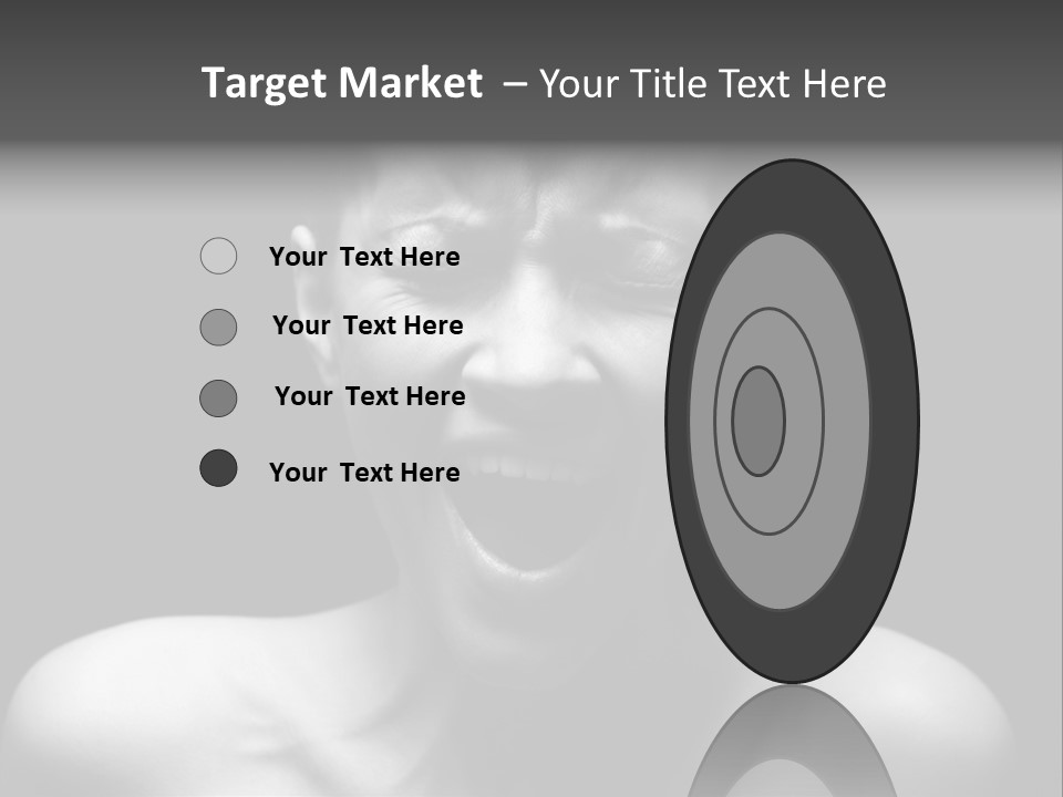 Violence Abused Individuality PowerPoint Template