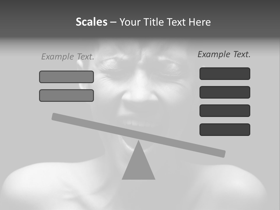 Violence Abused Individuality PowerPoint Template