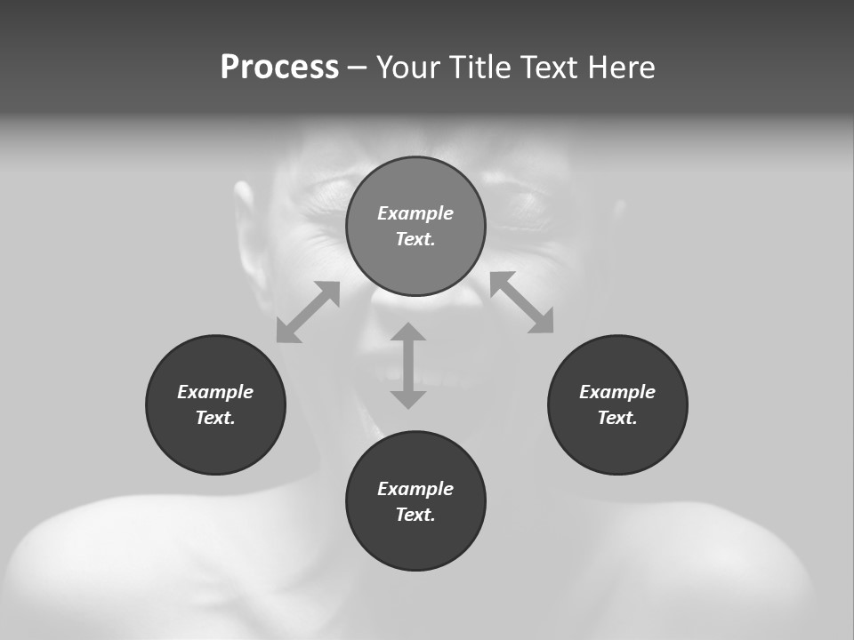 Violence Abused Individuality PowerPoint Template