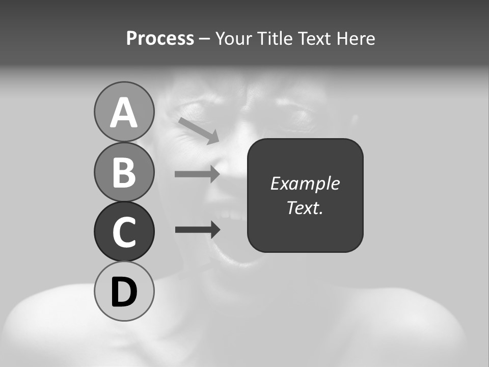 Violence Abused Individuality PowerPoint Template