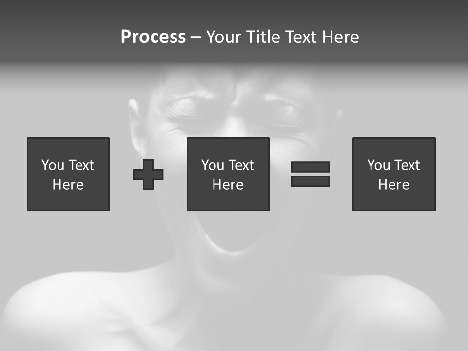 Violence Abused Individuality PowerPoint Template