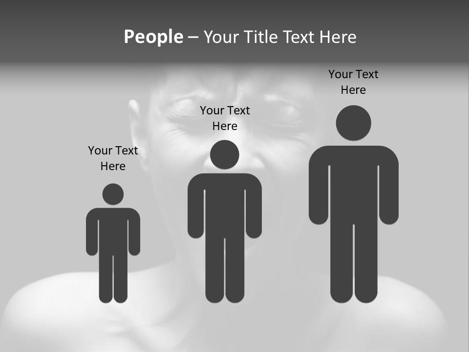 Violence Abused Individuality PowerPoint Template