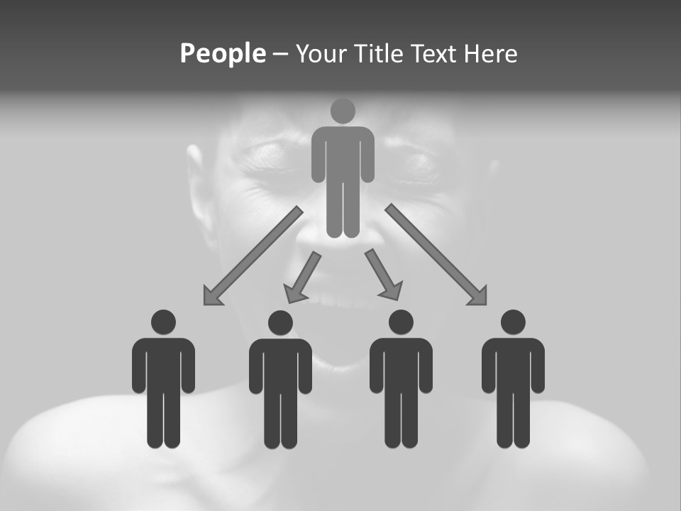 Violence Abused Individuality PowerPoint Template