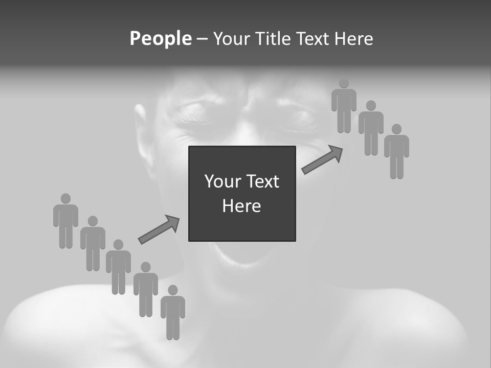 Violence Abused Individuality PowerPoint Template