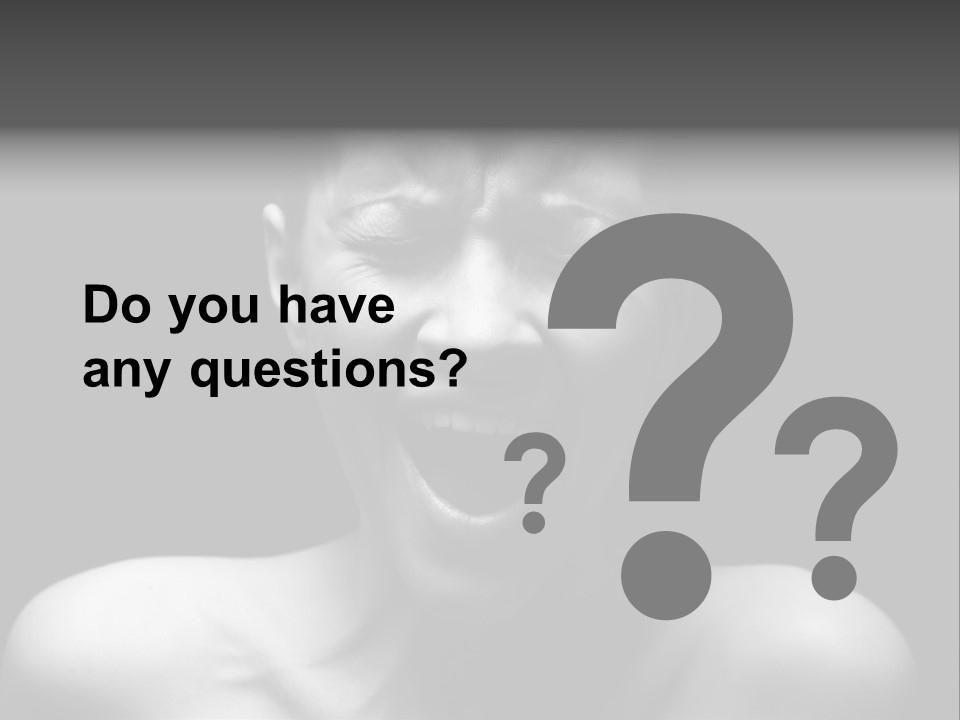 Violence Abused Individuality PowerPoint Template