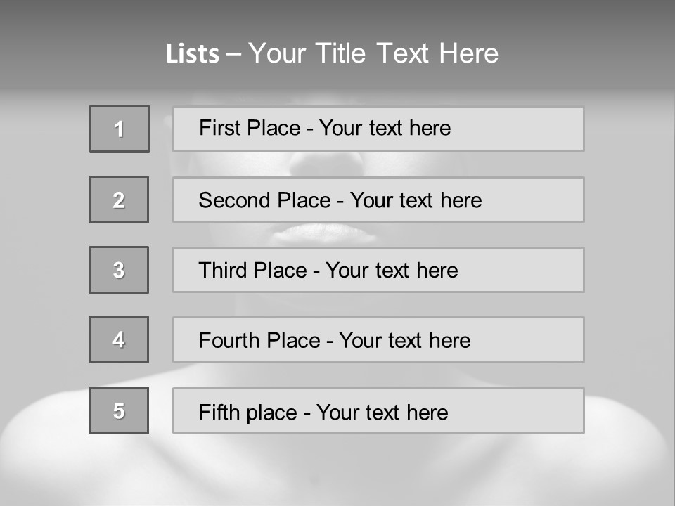Eye Perfection Image PowerPoint Template