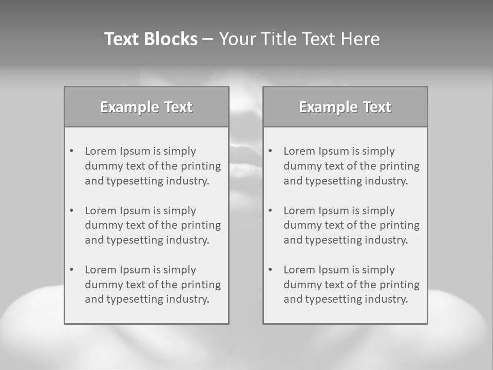 Eye Perfection Image PowerPoint Template