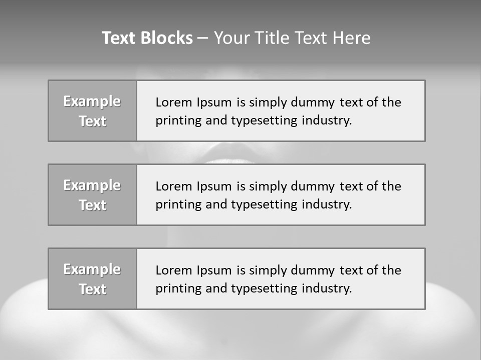 Eye Perfection Image PowerPoint Template