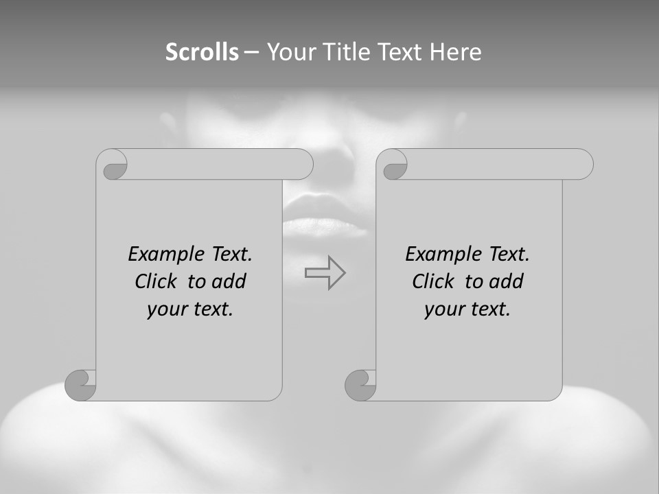 Eye Perfection Image PowerPoint Template
