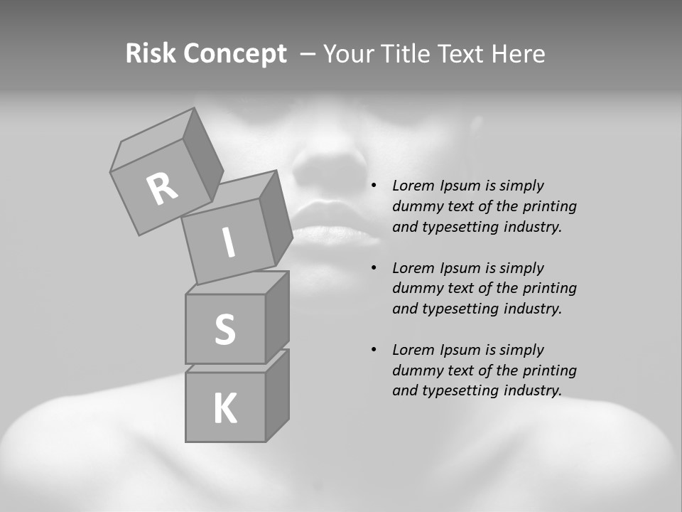 Eye Perfection Image PowerPoint Template