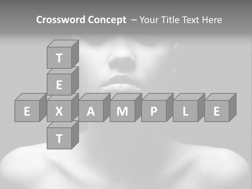 Eye Perfection Image PowerPoint Template