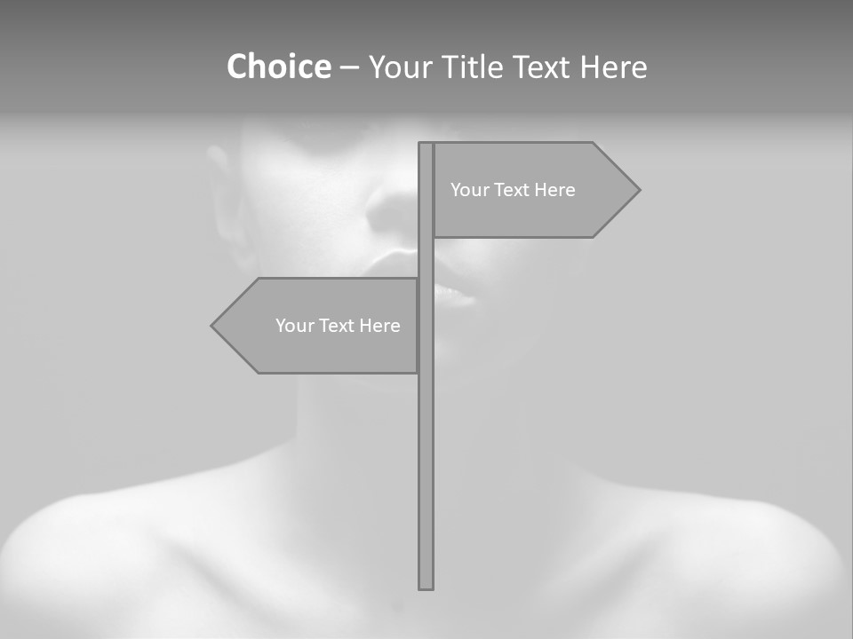 Eye Perfection Image PowerPoint Template