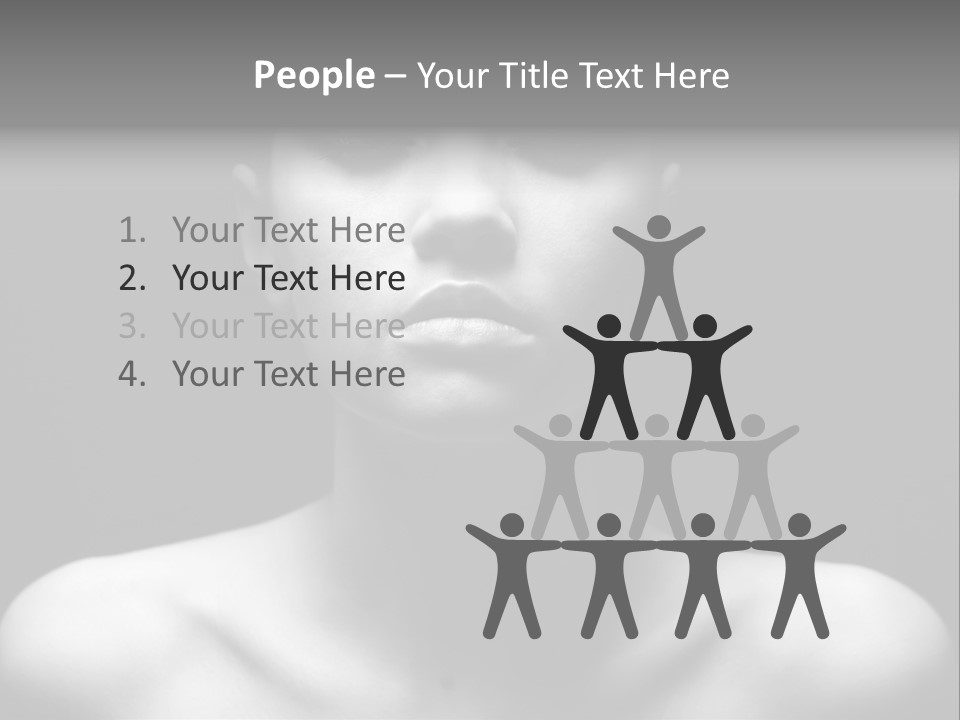 Eye Perfection Image PowerPoint Template