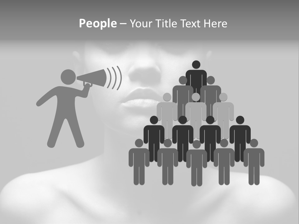 Eye Perfection Image PowerPoint Template