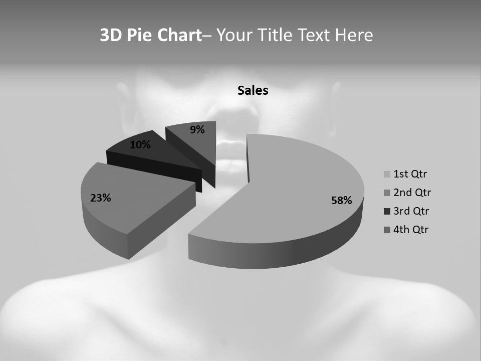 Eye Perfection Image PowerPoint Template