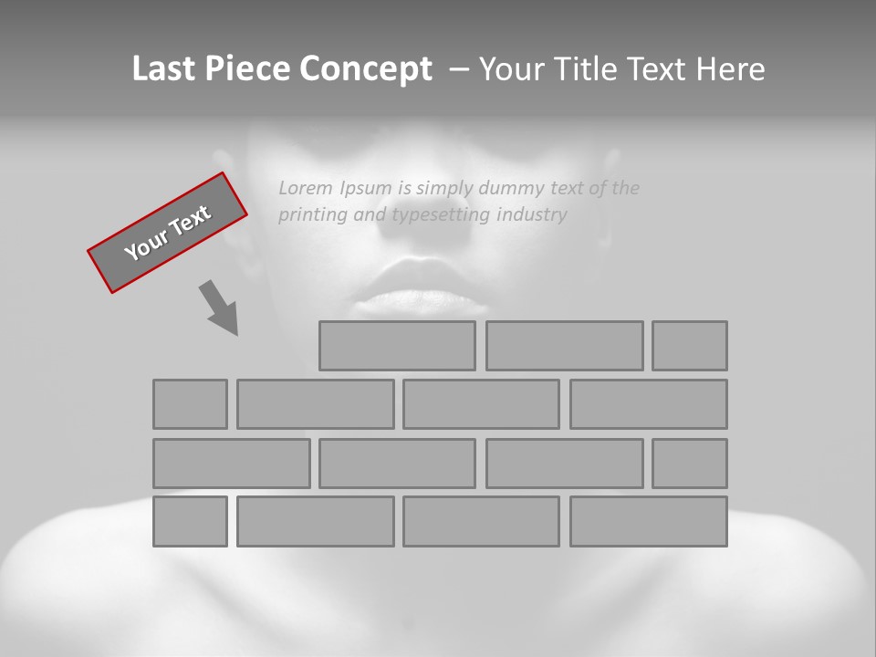 Woman Lifestyle Blond PowerPoint Template