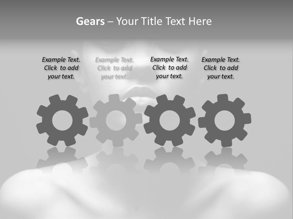 Woman Lifestyle Blond PowerPoint Template