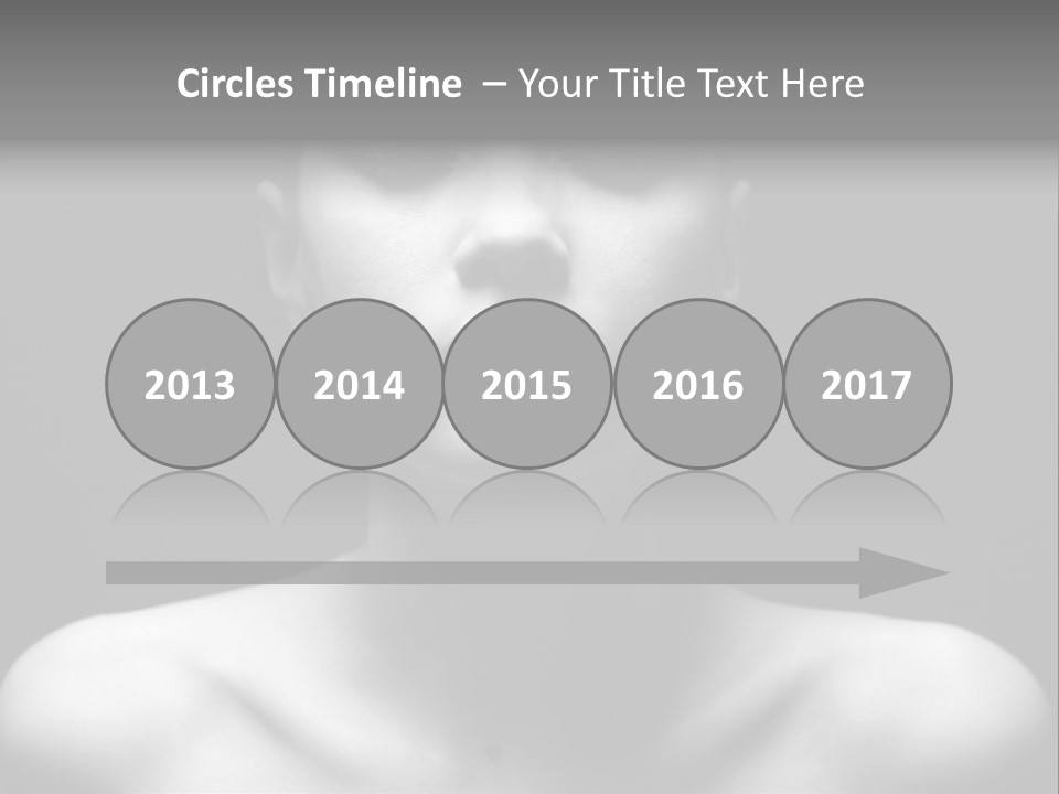 Woman Lifestyle Blond PowerPoint Template