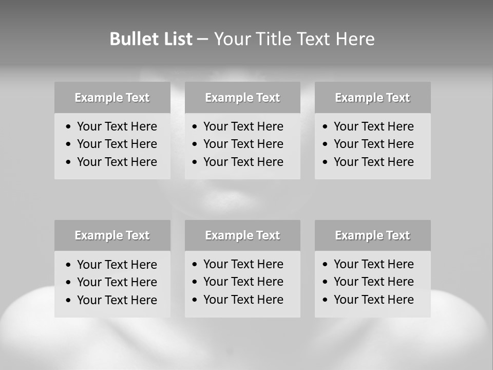 Woman Lifestyle Blond PowerPoint Template