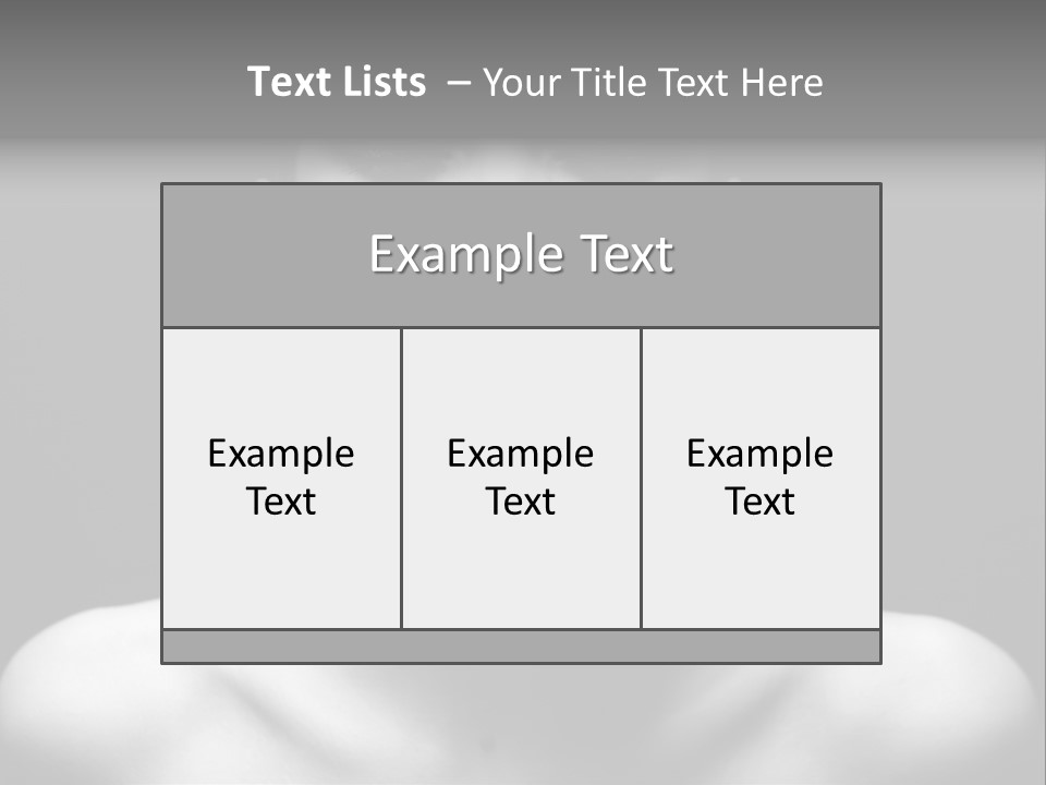 Woman Lifestyle Blond PowerPoint Template